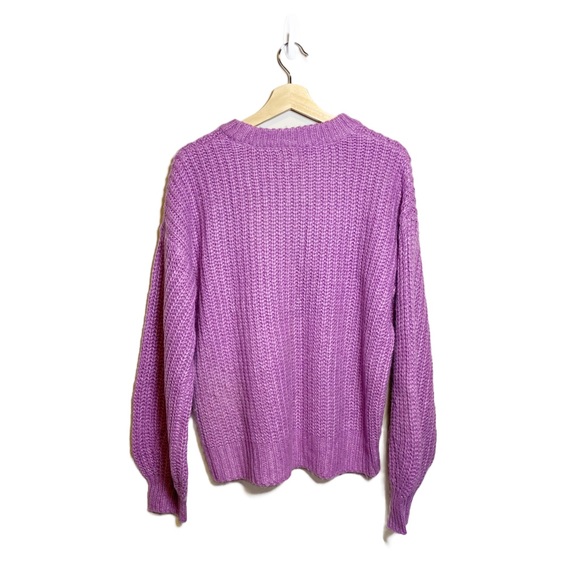 NWT A New Day Chunky Purple Pullover Sweater - Picture 7 of 7